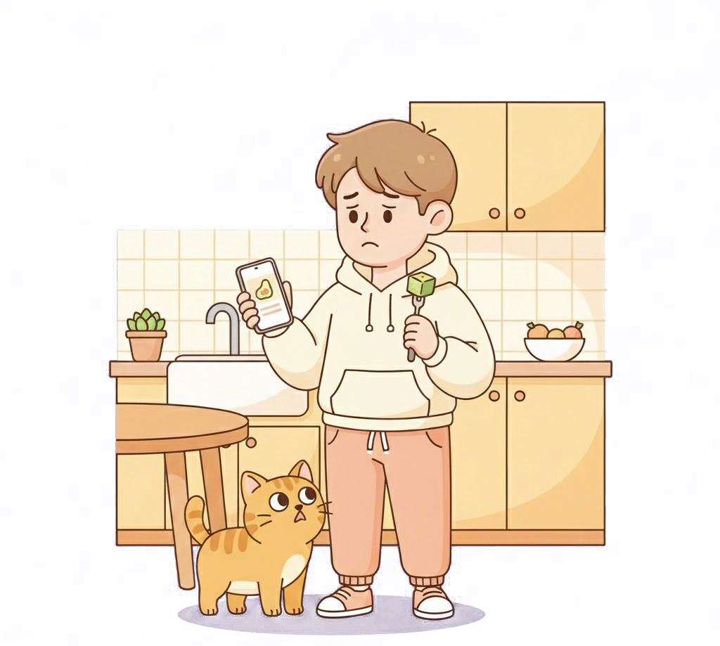 Un maitre et son chat